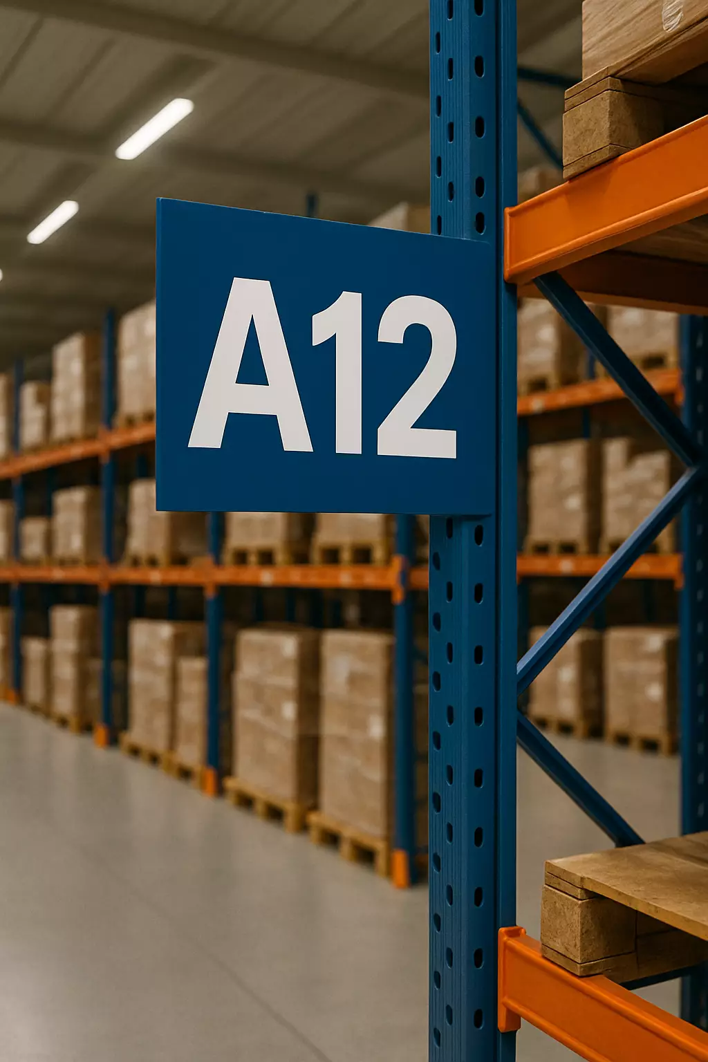 Drapeau PVC magnetique 5 Panneaux signaletique pour rayonnage entrepôt