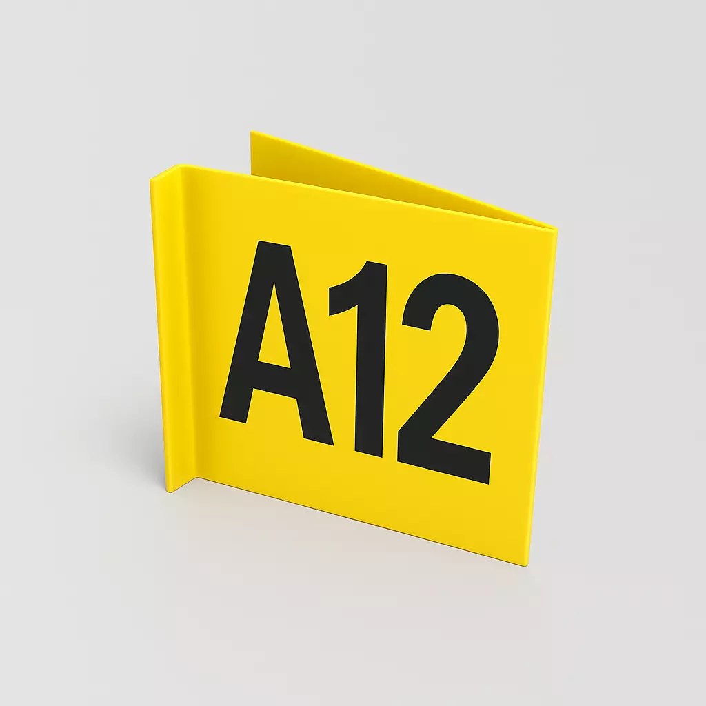 Panneaux signaletique pliés en pvc pour entreprise