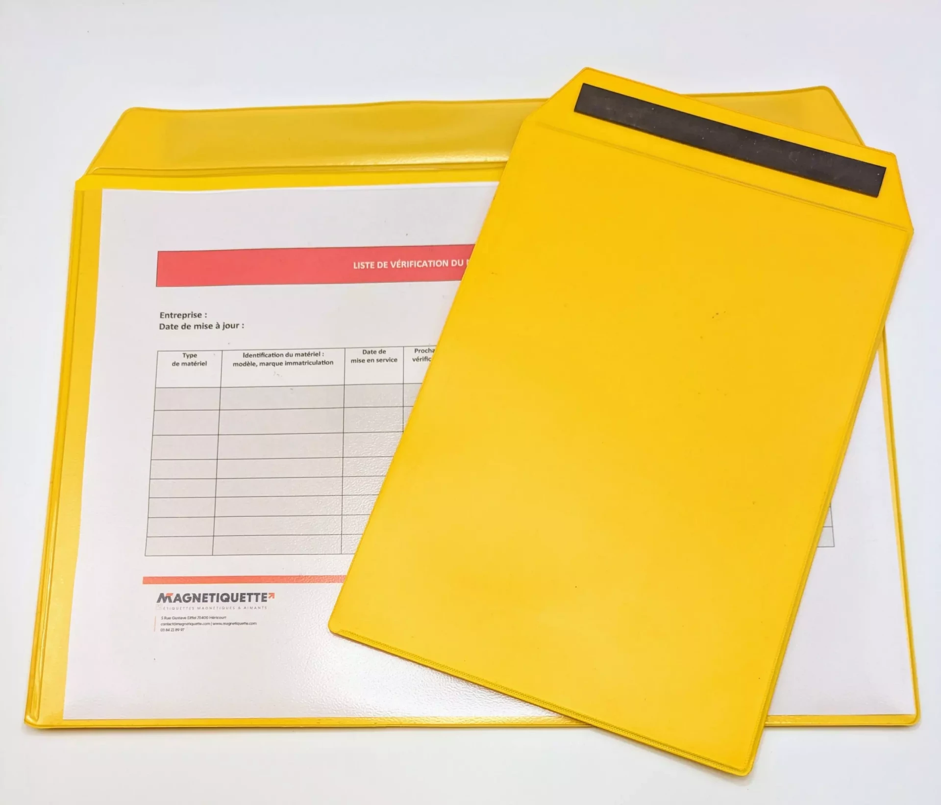 Pochette magnétique A4, A5 ou sur-mesure PMA4-PMA5